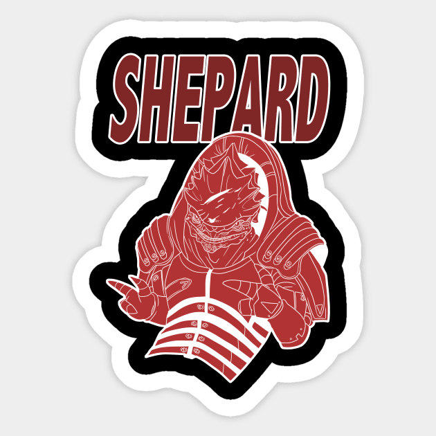 Shepard! Sticker by VegaNya